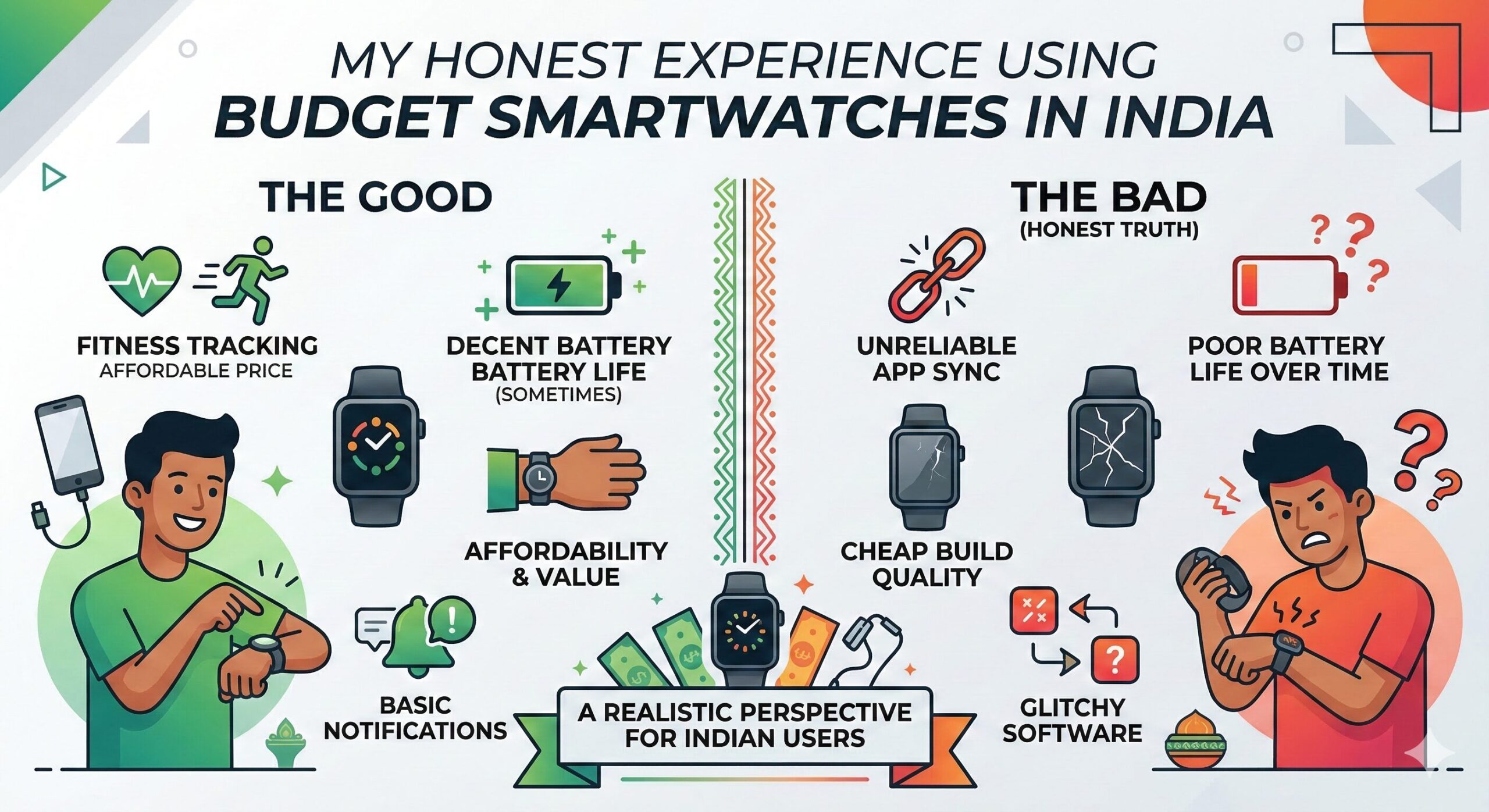 My Honest Experience Using Budget Smartwatches in India